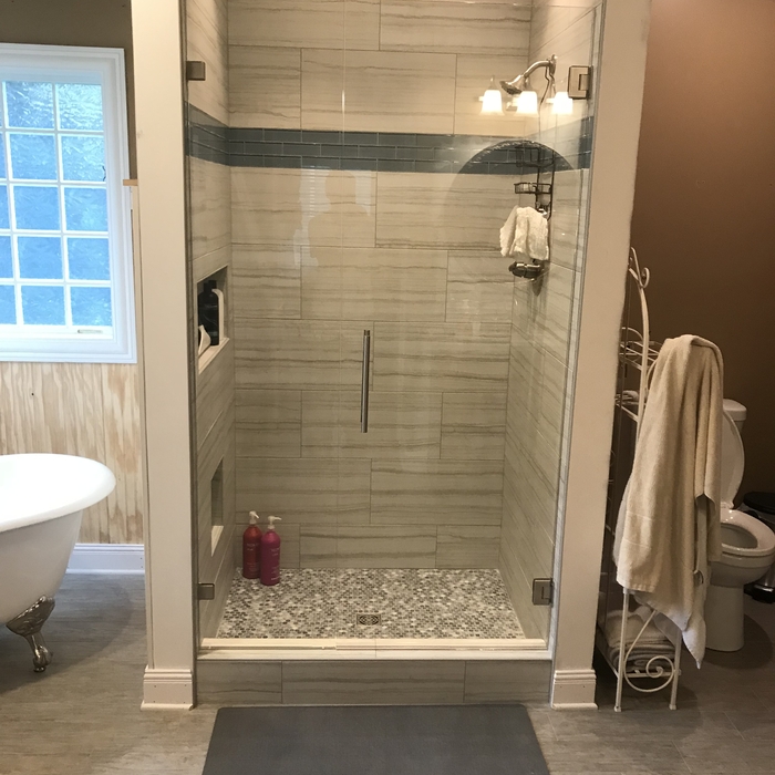 Shower Door and Fixed Panel