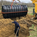 Maxwell Septic Pumping Tank Installation