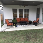 finished patio
