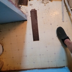 flooring before removal