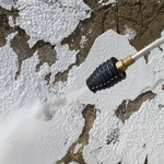concrete wall pressure wash