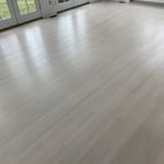 country white stain, waterbase finish