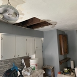 Kitchen with Water Damage