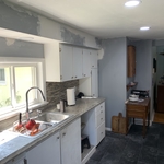 Kitchen with Water Damage