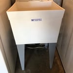New laundry sink install