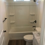 Bathroom remodel completed
