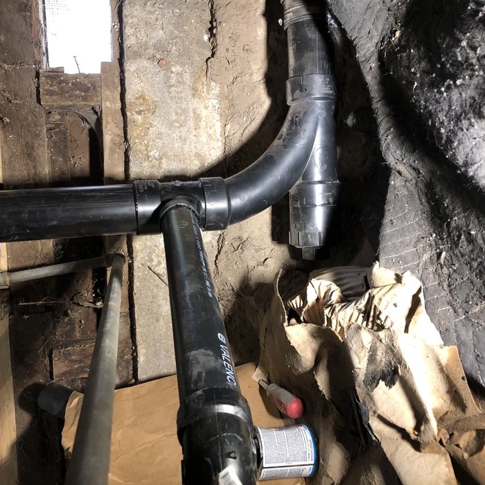 New ABS 3 inchConnection to the mainline