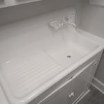 Antique Kitchen Sink After