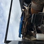 Garage and yard waste because disposed