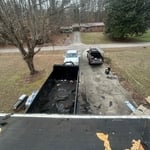 Roof being removed