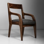 Solid walnut chair