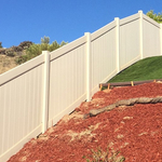Sand Vinyl Fence