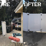 Before & After Vinyl Gates