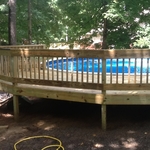 Above Ground Pool Deck