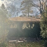 Garage roof tear off