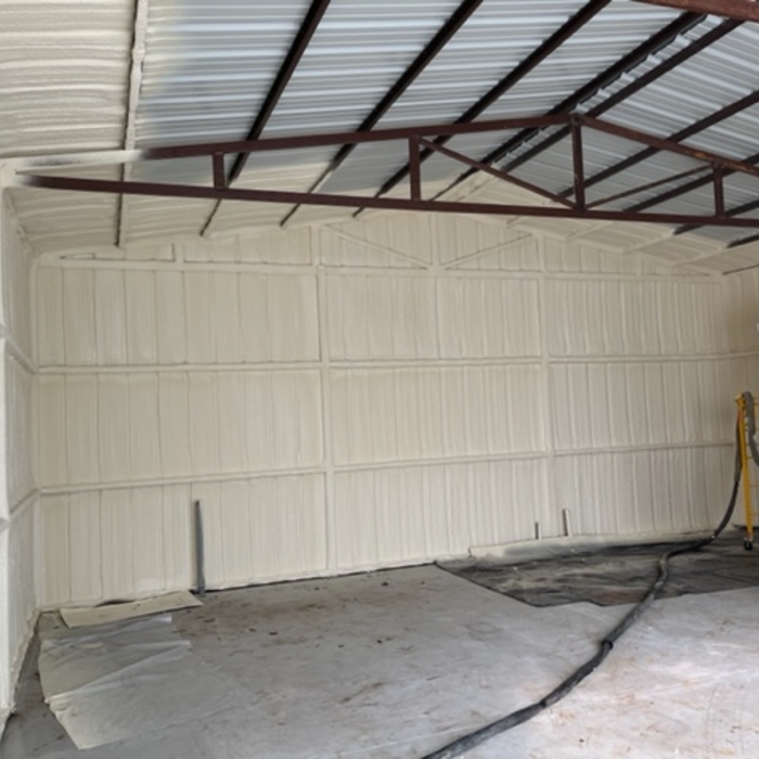 Perfectly installed spray foam