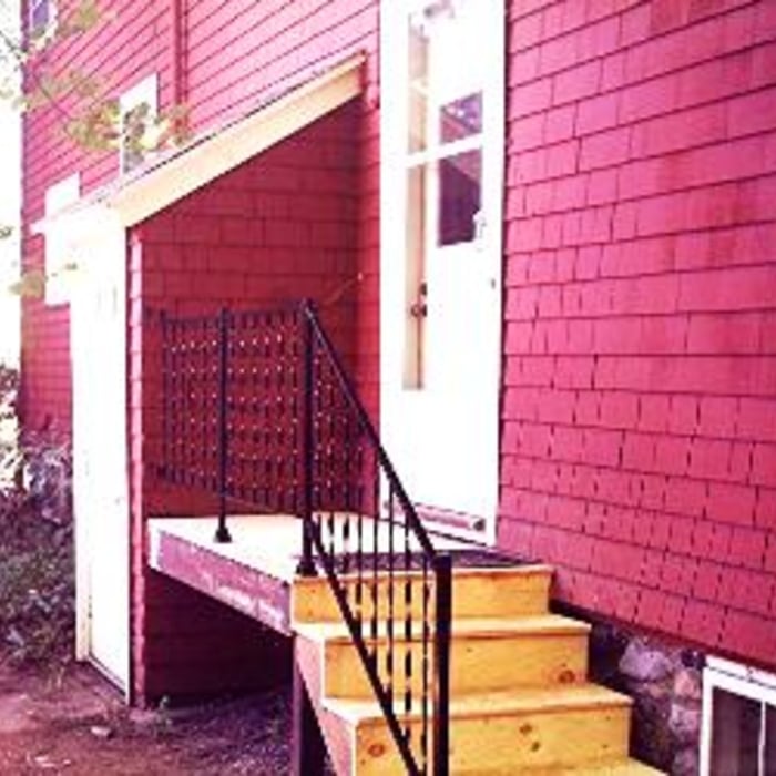 exit and deck after