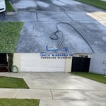 Concrete driveway & sidewalk