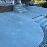 Concrete patio