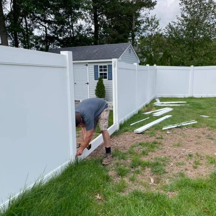 Newport Style PVC Fence Repair