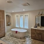 luxury main bath remodel