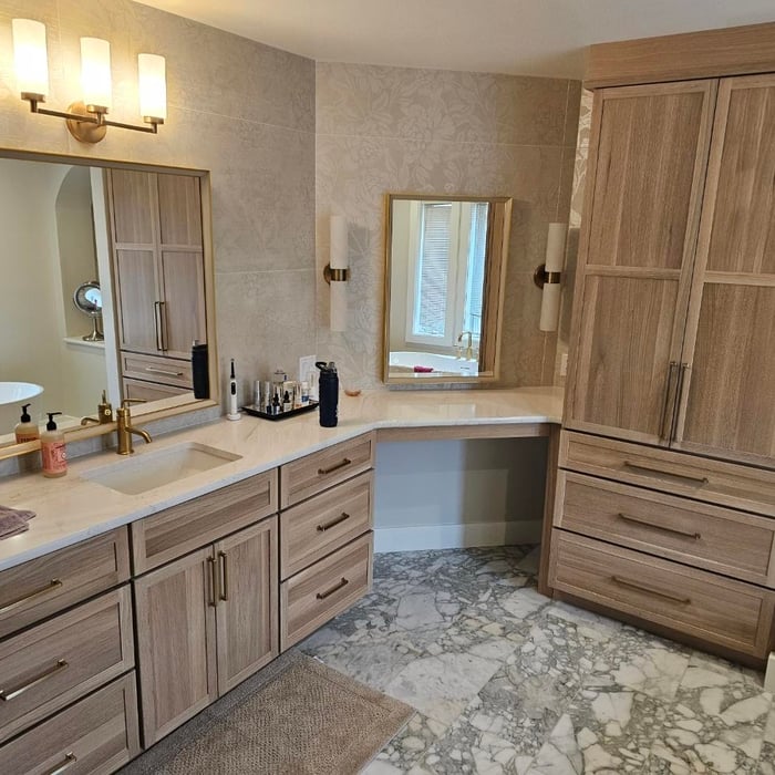 luxury main bath remodel