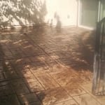 Patio and steps