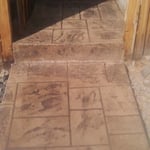 Patio and steps