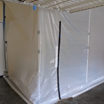 Containment With Poles and Zipper Doors