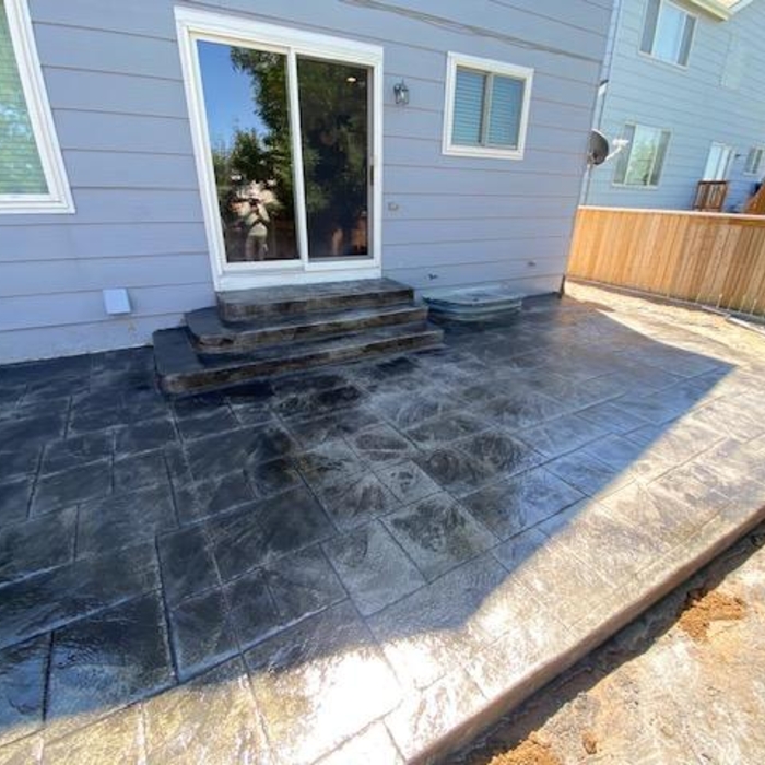 Stamped Patio/Walk/Stairs