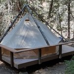 Creek side camp site