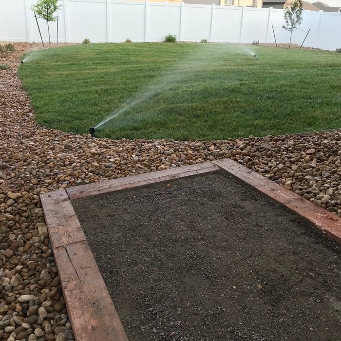 Synthetic turf installati