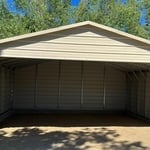 A Frame Horizontal 2 Car Carport 24'x30'x8