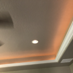 Dimmable Rope Light in Crown Moulding