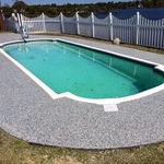Graniflex pool deck