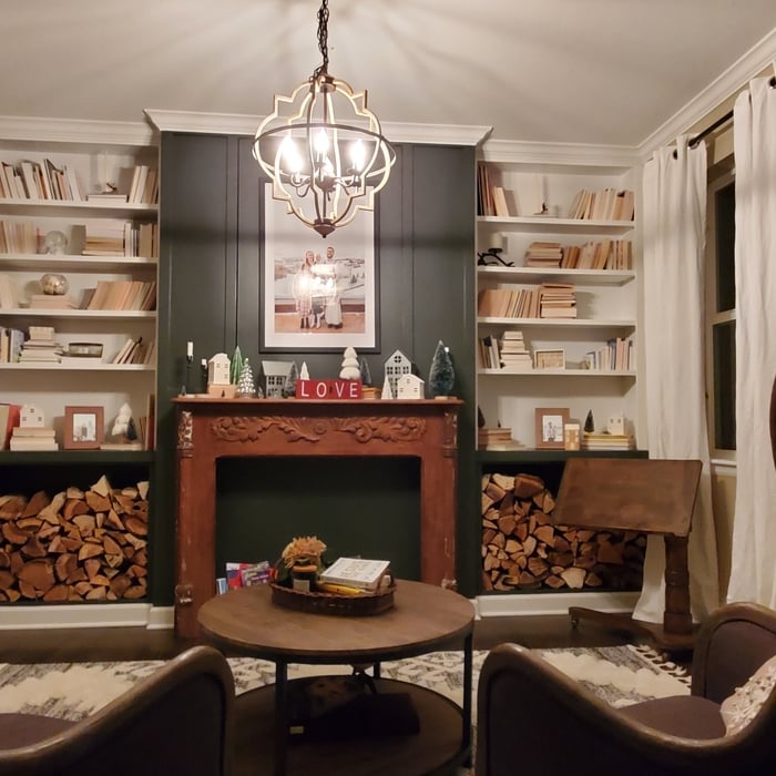 Custom bookcase unit