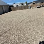 After rock placement