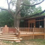 Deck Restoration Before