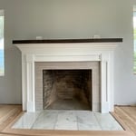 Completed Fireplace Makeover