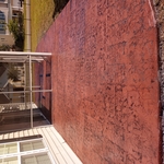 Stamped concrete patio
