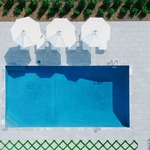 Overhead Pool and Paver Deck