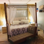 Custom-Built Bamboo Canopy