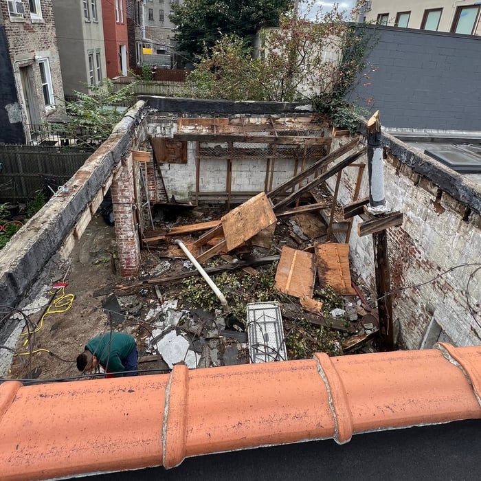 Roof Demolition (Top View)