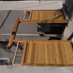 Wooden entrance