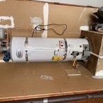 New 40 gallon water heater installation