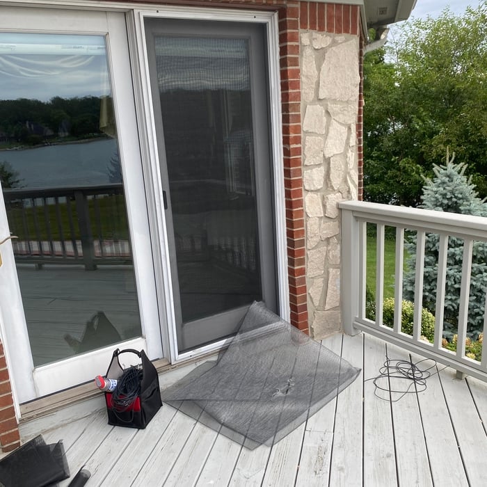 sliding screen door