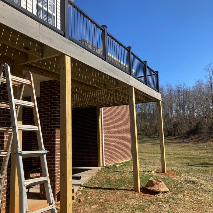 replaced composite deck