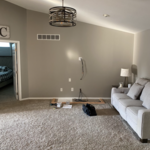 Family room fireplace