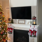 Family room fireplace