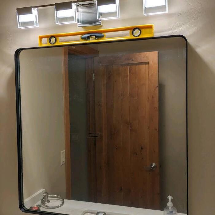 Vanity Installed